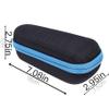 khanka Hard Travel Case Replacement for Braun Series 3/5 5018s 3010 340S-4 3050 390CC-4 380S-4 3040 Electric Foil Shaver Men's Razor, Case Only (Black&Blue) view 4