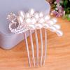 4pcs Crystal Bride Wedding Hair Combs, Flower Bridal Hair Comb Rhinestone Crystal Clip Bridal Hair Accessories for Women Girls Wedding Headpiece, Random Style view 4