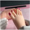 PURFWOG Silicone Mannequin Foot, Simulated Silicone Foot Model, Small feet Flip-Flops Beautiful feet Show Yuzu Stockings Model view 3