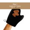 Self Tan Cream And Glove Set Self Tanning Body Tan Tools Tanning Cream Lotion Oil Reusable Home Beauty Salon SPA Use Black Colour Tanning Mitt and Cream Elitzia ETMS019 view 2