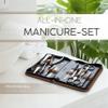 Manicure Set Women and Men  12-Piece Professional Grooming Kit with Premium Tools, Genuine Leather Case, and exclusive Glass Nail File for Hand & Foot Care, German Quality view 2