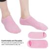 2pcs Moisturizing Socks, Foot Spa Gel Silicone Socks for Women, Extra Soft Gel Socks Gel Spa Socks for Dry Cracked Feet for Home, Repairing Rough Skin Essential Oil Gel Layer view 3