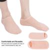Brrnoo 2pcs Moisturizing Socks, Silicone Gel Socks for Women, Extra Soft Gel Socks for Dry Cracked Feet, Repairing Rough Skin, Essential Oil Gel Layer, 22 x 10cm / 8.7 x 3.9in view 2