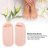 Brrnoo 2pcs Moisturizing Socks, Silicone Gel Socks for Women, Extra Soft Gel Socks for Dry Cracked Feet, Repairing Rough Skin, Essential Oil Gel Layer, 22 x 10cm / 8.7 x 3.9in view 4