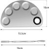 Makeup Mixing Palette, Cosmetic Mixing Palette Blending Palettes with Spatula Tool Mixing Foundation,Eyeshadow,Nail Gel view 3