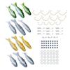 Banjo Minnow Deluxe 102 Piece Soft Fishing Lure Starter Kit view 1