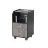 Glass Glow Pedicure Trolley Black/Dark Gray Cart for Nail Salon Furniture & Equipment view 2