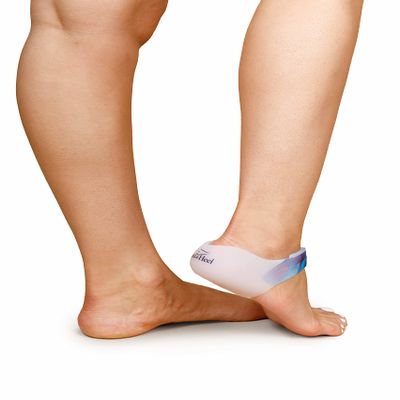 Heal A Heel Silicone Heal Cups (Adjustable) | Heel Cups for Cracked Heels | Comfortable and Durable Heel Cup for Cracked Heel Repair | Cracked Feet Treatment | Silicone Socks