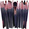 20pcs Foundation Makeup Brush Kit Pro Cosmetic Eye Shadow Sponge Eyeliner Eyebrow Lip Nose Face Premium Synthetic Foundation Powder Makeup Brushes Set view 3