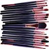 20pcs Foundation Makeup Brush Kit Pro Cosmetic Eye Shadow Sponge Eyeliner Eyebrow Lip Nose Face Premium Synthetic Foundation Powder Makeup Brushes Set view 4