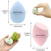 12 Pieces Professional Makeup Sponge Set,Latex Free Flawless Soft Setting Face Puffs,Multicolor Beauty Sponge Blender Cosmetic Applicator for Powder,Liquid,Facial Makeup Tools view 2