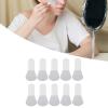 10Pcs Silicone Mask Brush, Face Mask Beauty Tools for Sleeping Mask, Hairless Body Lotion Short Handle Mud Applicator Portable Facial Beauty Tool White face mask brush applicator (Scalloped Thumb) view 2