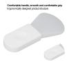 10Pcs Silicone Mask Brush, Face Mask Beauty Tools for Sleeping Mask, Hairless Body Lotion Short Handle Mud Applicator Portable Facial Beauty Tool White face mask brush applicator (Scalloped Thumb) view 3