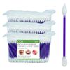900pcs CGR Precision Cotton Swabs with Pointed and Flattened Tip Cosmetic Makeup Applicator(3x300pcs in bags) view 1