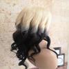 13x6 Lace Front Wigs Brazilian Human Hair Blonde Ombre Black 613T1B 2 Tone Body Wave Glueless Lace Free Part Wig for Black Women Pre Plucked Bleached Knots Unprocessed Virgin Hair (24",13x6 ) view 2