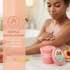 Body Scrub Sweet Peach Gentle Exfoliating Shower Scrub 280g/9.88oz for Removing Dead Skin Moisturizing Nourishing Skin Care Smooth Soft Radiant Skin for Hand Foot Body Women Home Use Elitzia ETPHO1 view 2