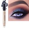 2 in 1 eyeshadow stick and Sponge Makeup Brush, Smooth Cream Shimmer Shadow Pencil Long Lasting Waterproof Eye Shadow Highlighter Stick Makeup , HypoallergenicHighlighter Multi-Dimensional eyes Look view 1