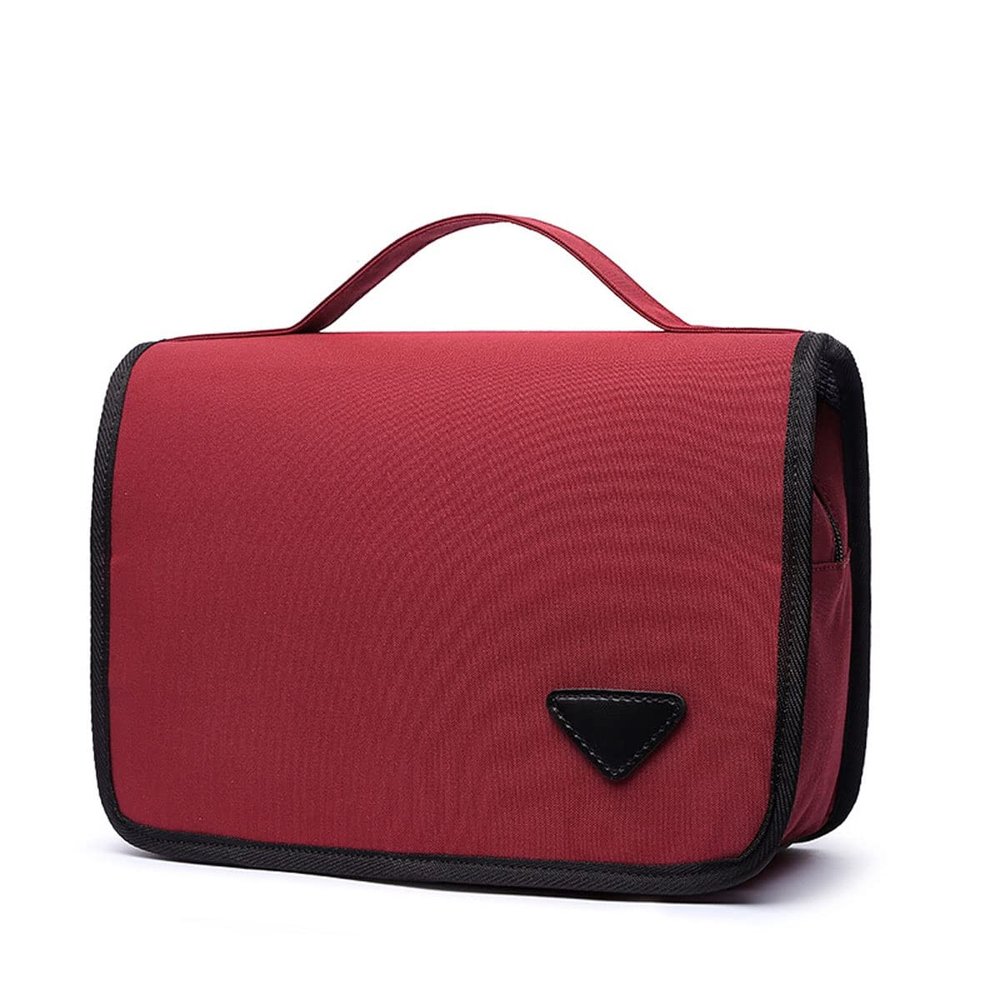 Sxdthy Hanging Travel Toiletry Bag for Men and Women Makeup Bag Cosmetic Beautician Folding Bag Bathroom and Shower Organizer (Color : A)