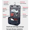 Sxdthy Hanging Travel Toiletry Bag for Men and Women Makeup Bag Cosmetic Beautician Folding Bag Bathroom and Shower Organizer (Color : A) view 4