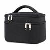 Sxdthy Cosmetic Bag, Double-Layer Large-Capacity Wash Storage Bag, Casual Women Travel Makeup Bag Toiletry Case (Color : Black) view 1