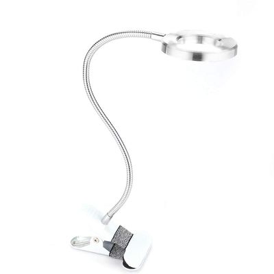 LED Makeup Clamp Lights, Lamp LED USB ReadingLamp 360 Flexible Magnifying Lamp 2 Color Changing with for Travel Manicure Salon Bedroom Office