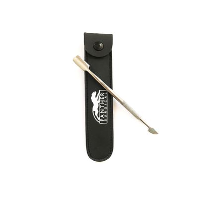 Stainless Steel Manicure Pedicure Cuticle Nail Pusher and Nail Cleaner Double Ended Head Nail Scraper Gel Nail Polish Remover For Fingernails and Toenails