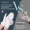 7 Pairs Cottonnerie Cotton Gloves for Dry Hands Sleeping, Moisturizing Gloves Overnight, Hand Moisturizer Gloves, Moisture Gloves for Dry Hands Overnight, Eczema Gloves, Medium, Black view 2