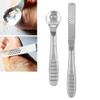 Callus Shaver, 2pcs Stainless Steel Cuticle Remover Foot File Hard Dead Skin Remover Anti-Skid Handle Foot Care Pedicure Callus Shaver Hard Skin Remover for Wet and Dry Hand Feet view 4