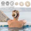 Minkissy Donut Bun Maker 15Pcs Donut Hair Bun Maker Invisible Hair Bun Shaper Ring Style Bun Maker Set Bun Maker for Women Girls Beige Flex Tools Hair Donut view 3