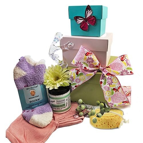 Design It Yourself Gift Baskets Spa Gift Set for Feet, Skin Care Gift Basket