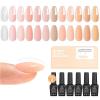 Beetles Builder Gel for Nails - 12 Color Kit, Clear, Nude, Pink, Brown - Strengthens Thin & Damaged Nails view 1