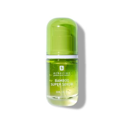 Erborian Bamboo Super Serum - Hydrating Facial Serum with Hyaluronic Acid for Replenished, Moisturized & Radiant Skin- Long-Lasting Intense Hydration - Korean Skincare  1 fl oz