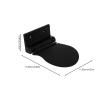 Alipis Foot Pedal for Shower 1pc Household Water-Proof Grip Holder Black Anti-Slip Footstool Pedal Easy to Lean Wall view 2