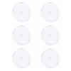 Bloomfall 7MM 6PCS Clear Piercing Disc For Piercing Bump,Pressure Silicone Earrings For Keloids Healing Pads Belly Button Piercing Kit view 1
