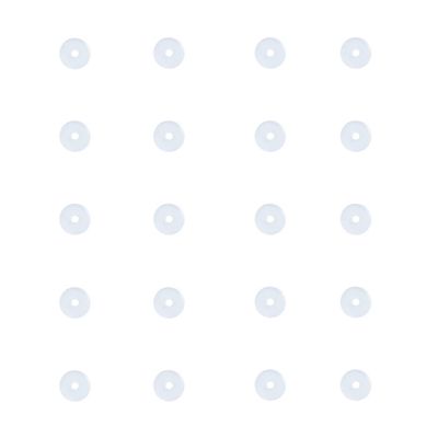 Bloomfall 3MM 20PCS Clear Piercing Disc For Piercing Bump,Pressure Silicone Earrings For Keloids Healing Pads Belly Button Piercing Kit