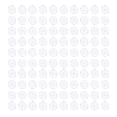 Bloomfall Clear Piercing Disc For Piercing Bump,Pressure Silicone Earrings For Keloids Healing Pads Belly Button Piercing Kit Nose Piercing Bump Treatment (7MM 100PCS)