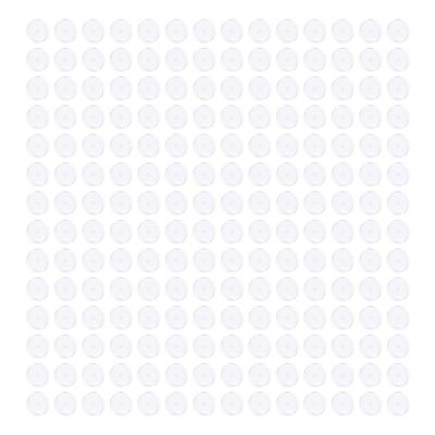 Bloomfall Clear Piercing Discs For Bump Treatment, Pressure Silicone Earrings For Keloids, Belly Button & Nose Piercing Kit (7MM 200PCS)