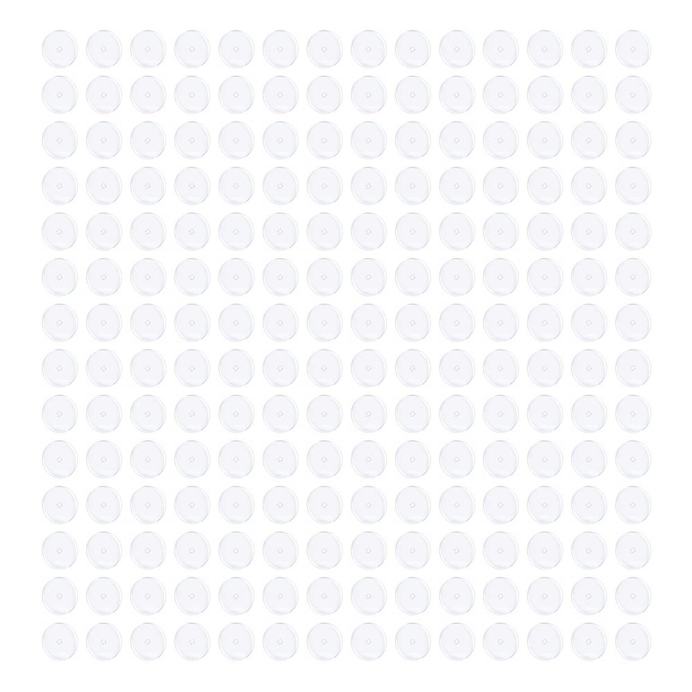 Bloomfall Clear Piercing Discs For Bump Treatment, Pressure Silicone Earrings For Keloids, Belly Button & Nose Piercing Kit (7MM 200PCS)