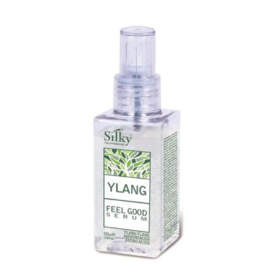 SILKY Technobasic Silky Ylang Feel Good Serum with Amino Acids Blends and Exotic Flowers for Hair Care (100ml)- Nourishing Avocado Oil for Moisture & Silkiness - Hair Conditioning Serum