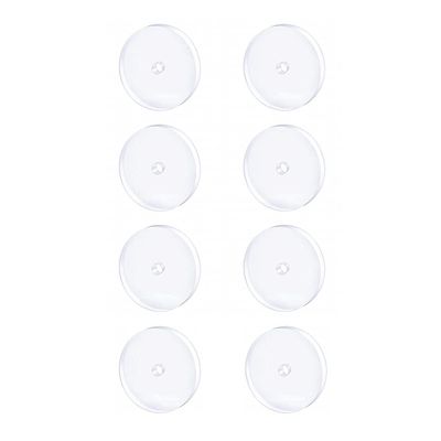 Bloomfall 7MM 8PCS Clear Piercing Disc For Piercing Bump,Pressure Silicone Earrings For Keloids Healing Pads Belly Button Piercing Kit