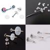 Bloomfall 7MM 8PCS Clear Piercing Disc For Piercing Bump,Pressure Silicone Earrings For Keloids Healing Pads Belly Button Piercing Kit view 4