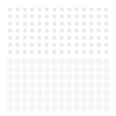 Bloomfall Clear Piercing Disc For Piercing Bump,Pressure Silicone Earrings For Keloids Healing Pads Belly Button Piercing Kit Nose Piercing Bump Treatment (3MM 100PCS 7MM 100PCS)