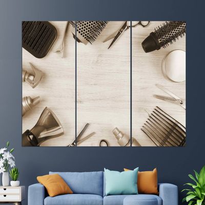 CanvasDushArt Barbershop Wall Art, Barber Gift, Barbershop Accessories, Hairdresser Gift, Barbershop Painting, Barbershop Wall Decor, Barbershop Print