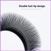 0.05 YY Shape Black Eyelash Extension Mink Lashes B/C Curl Individual Extensions Premade Volume Fans 2D Mink Lashes Natural Soft and Thick Makeup Lashes (8mm, YY Shape-C-0.05) view 4