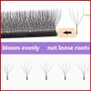 4D/5D Y/W Shape Clover Grafted Eyelashes Eyelashes Extension 8-12mm Bushy Natural Mink Eyelashes 0.05 Wispy and Soft Lashes 5D Premade Fans Eyelash Extension For Individual Beauty Lash Shop (9mm, 4D W-shape-0.05-C) view 4
