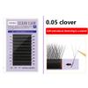 W-Shape 3D Clover Eyelashes Soft Natural Eyelashes 0.05 Slim Individual Faux Mink Eyelash Extension Premade Volume Fans Lashes 8-13mm B/C Curl Lash (8mm, 3D Clover-B-0.05) view 2