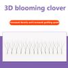 W-Shape 3D Clover Eyelashes Soft Natural Eyelashes 0.05 Slim Individual Faux Mink Eyelash Extension Premade Volume Fans Lashes 8-13mm B/C Curl Lash (8mm, 3D Clover-B-0.05) view 4