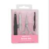 Amazon Basics 4 Piece Brow Kit, black view 1