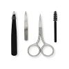 Amazon Basics 4 Piece Brow Kit, black view 2