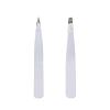 Amazon Basics Eyebrow Tweezers - Stainless Steel, 2 Pack view 2